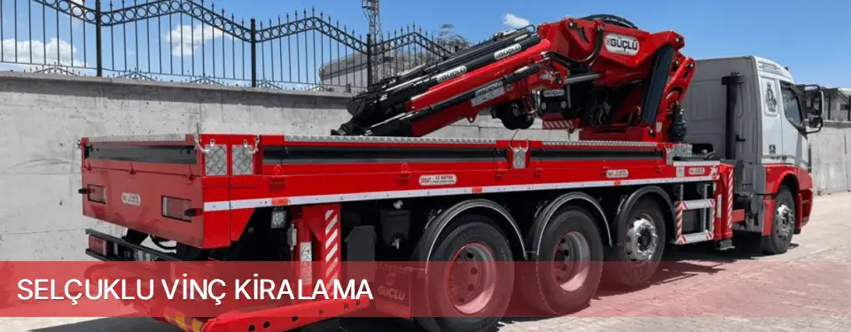 Selçuklu İlçemi Vinç Kiralama